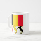 Voetbal België Koffiemok (Voorkant links)