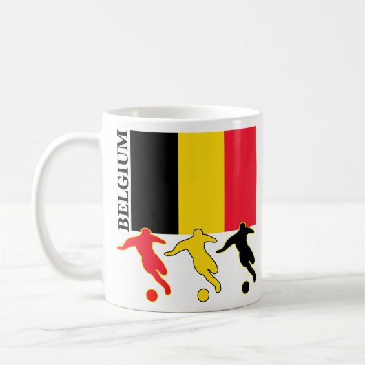 Voetbal België Koffiemok (Links)