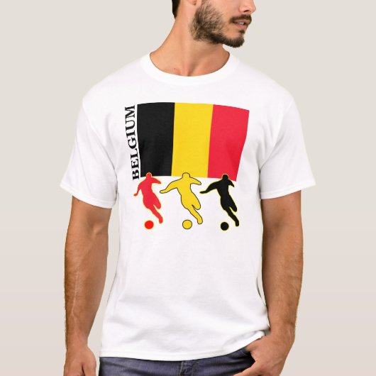 Voetbal België T-shirt (Voorkant)