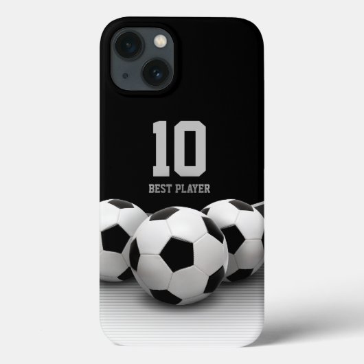 Voetbal | Beste Speler Nummer Case-Mate iPhone Case (Achterkant)