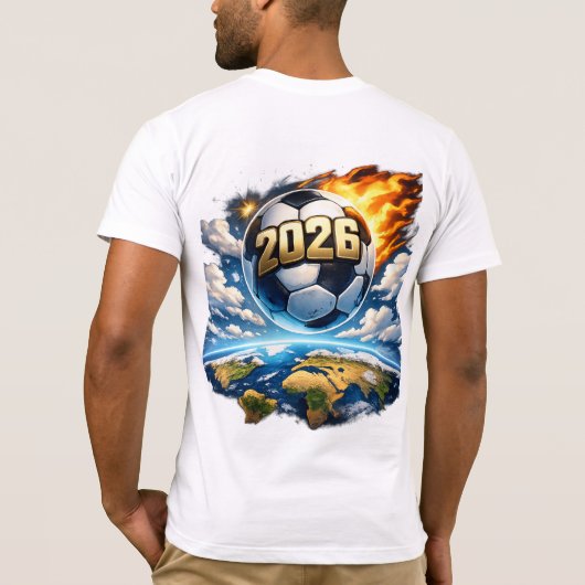 Voetbal Beyond Earth T-shirt (Achterkant)