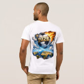 Voetbal Beyond Earth T-shirt (Achterkant volledig)