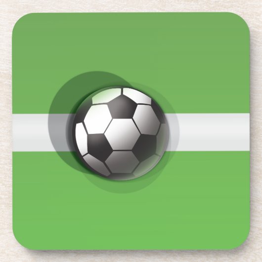 Voetbal Bier Onderzetter (Voorkant)