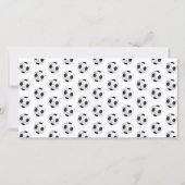 Voetbal Birthday Bedankt voor je fotokaart (Achterkant)