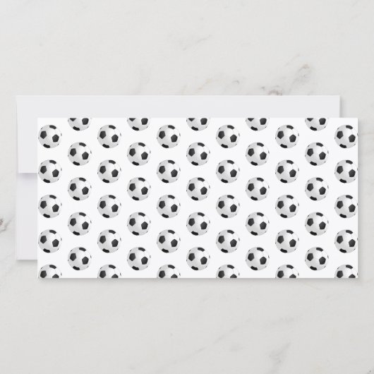 Voetbal Birthday Bedankt voor je fotokaart (Achterkant)