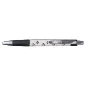 Voetbal Black en White Pattern Pen (Achterkant)