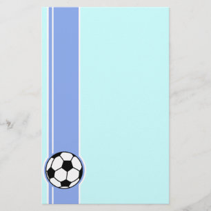 Voetbal; Blauw Briefpapier
