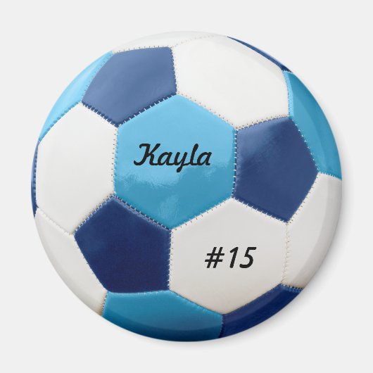 Voetbal Blues Magneet (Voorkant)