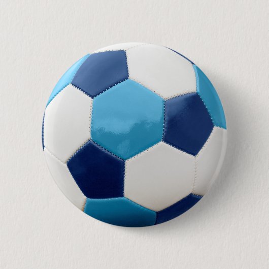 Voetbal Blues Ronde Button 5,7 Cm (Voorkant)