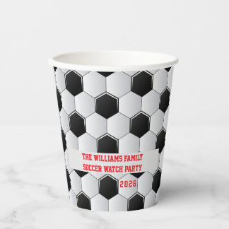 Voetbal Bola 2026 Voetbalfeest Papieren Bekers