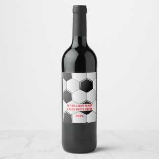 Voetbal Bola 2026 Voetbalfeest Wijn Etiket