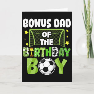 Voetbal Bonus Vader Verjaardag Jongen Feest Voetba Kaart
