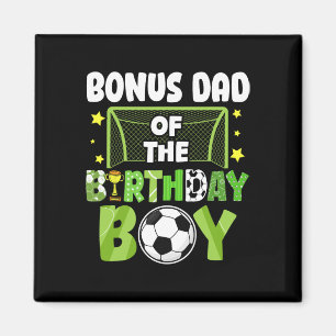 Voetbal Bonus Vader Verjaardag Jongen Feest Voetba Magneet