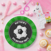 Voetbal Borden gepersonaliseerd Papieren Bordje (Feest)