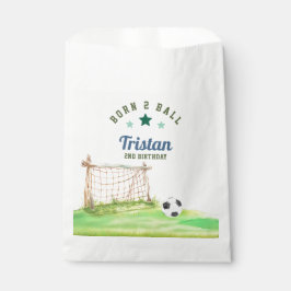 Voetbal “Born Two Ball” Tweede Verjaardag Bedankzakje