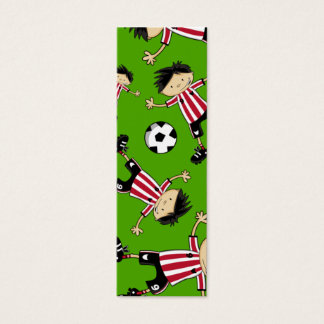 Voetbal Boy Football Bladwijzer Mini Visitekaartjes
