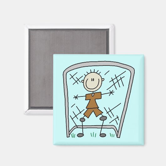 Voetbal Boy Goalie Tshirts en geschenken Magneet (Voorkant / Achterkant)