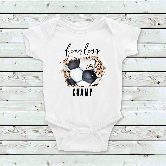 Voetbal Boys Schattig Onbevreesd Champ Romper