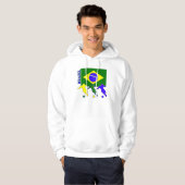 Voetbal Brazilië Hoodie (Voorkant volledig)