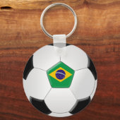 Voetbal Brazilië Sleutelhanger (Voorkant)