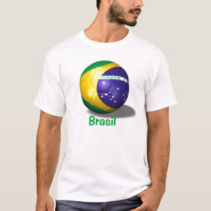 voetbal, Brazilië T-shirt