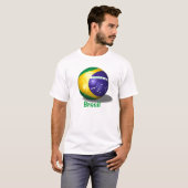 voetbal, Brazilië T-shirt (Voorkant volledig)