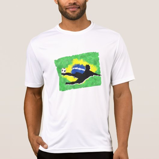 Voetbal-Brazilië T-shirt (Voorkant)
