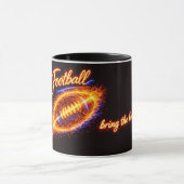 Voetbal Breng de Hitte Wrap Around Mok Design | F (Midden)