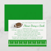 Voetbal Breng een boek kaarten (Voorkant / Achterkant)