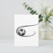 voetbal briefkaart (Staand voorkant)