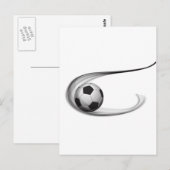 voetbal briefkaart (Voorkant / Achterkant)