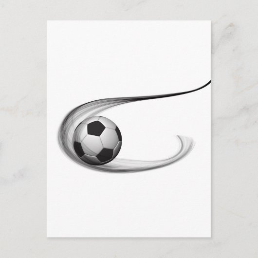 voetbal briefkaart (Voorkant)