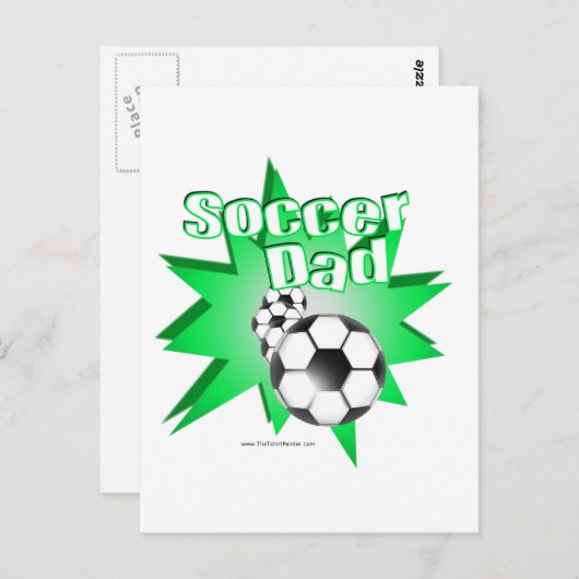 Voetbal Briefkaart (Voorkant / Achterkant)