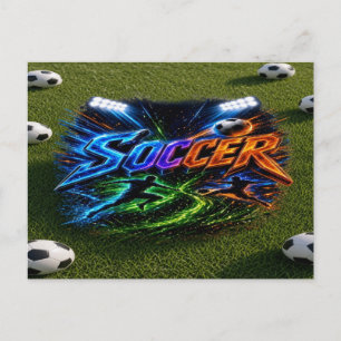 Voetbal Briefkaart