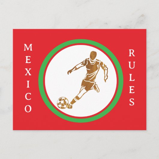 VOETBAL BRIEFKAART (Voorkant)