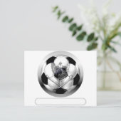 Voetbal Briefkaart (Staand voorkant)