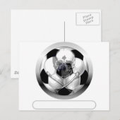 Voetbal Briefkaart (Voorkant / Achterkant)