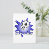 Voetbal! Briefkaart (Staand voorkant)