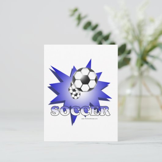 Voetbal! Briefkaart (Staand voorkant)