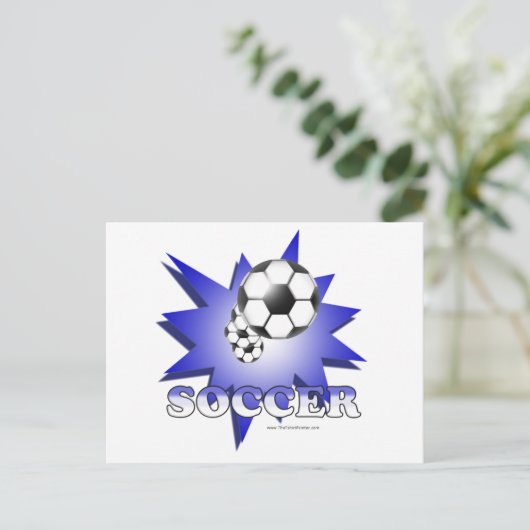 Voetbal! Briefkaart (Staand voorkant)