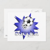 Voetbal! Briefkaart (Voorkant / Achterkant)