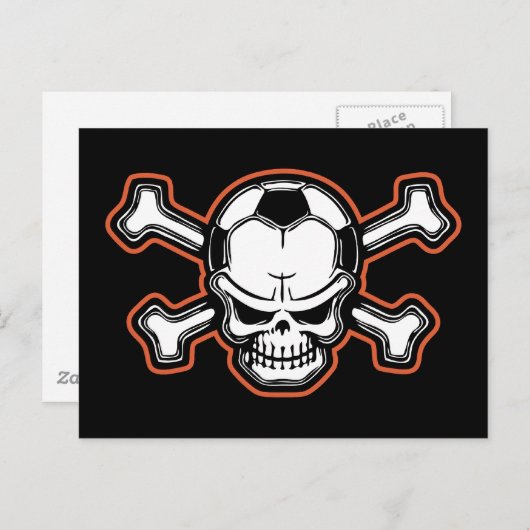 Voetbal Briefkaart (Voorkant / Achterkant)