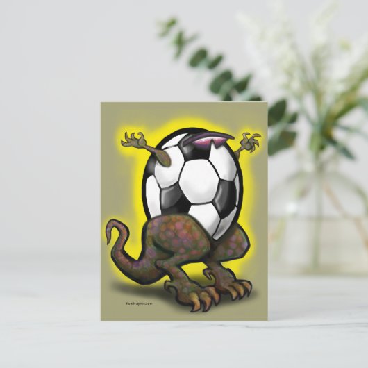 Voetbal Briefkaart (Staand voorkant)