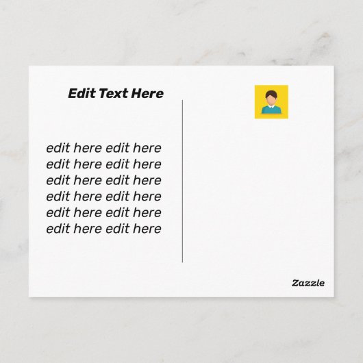 Voetbal - briefkaart (Achterkant)