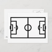 Voetbal Briefkaart (Voorkant / Achterkant)