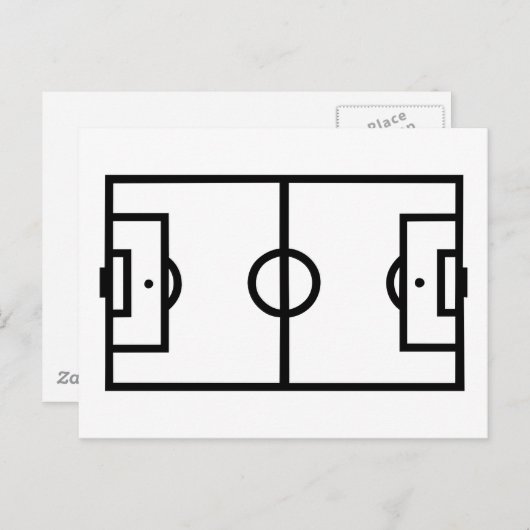 Voetbal Briefkaart (Voorkant / Achterkant)