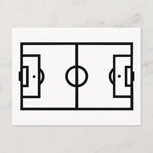 Voetbal Briefkaart (Voorkant)