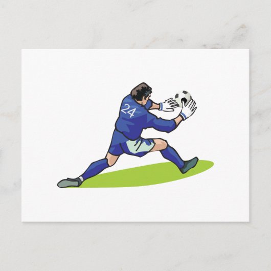 voetbal briefkaart (Voorkant)