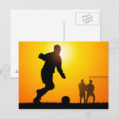 Voetbal Briefkaart (Voorkant / Achterkant)