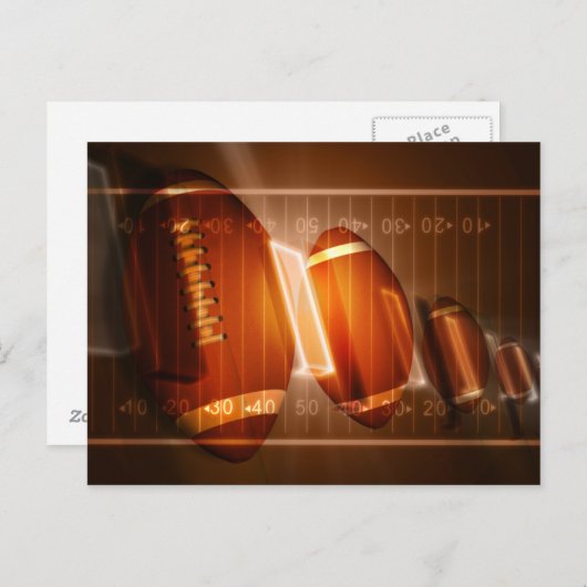 voetbal briefkaart (Voorkant / Achterkant)